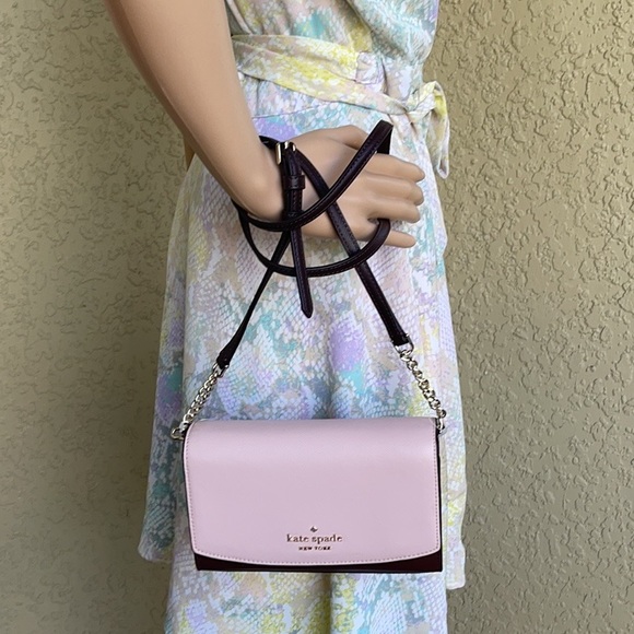 Kate Spade staci small flap crossbody colorblock - Picture 3 of 16